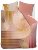 Dutch Design Beddinghouse Dutch Design Dekbedovertrek Curves Koraal 240x200/220 - thumbnail