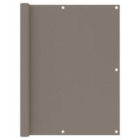 vidaXL Balkonscherm 120x600 cm oxford stof taupe - thumbnail