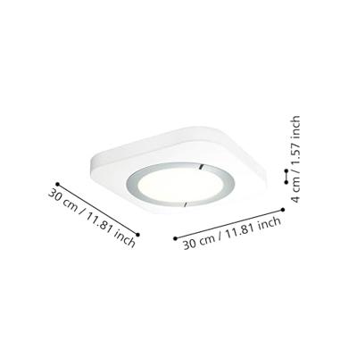 Eglo PlafondlampPuyo wit en chroom - 96396