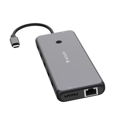 Verbatim USB C Hub 13-in-1, multipoort-adapter USB-C naar HDMI, RJ45, USBA-A en USB-C PD, met SD-kaartlezer, voor Mac, MacBook Pro/Air, iPad Pro, Thinkpad, Windows Computer, Laptop en Co