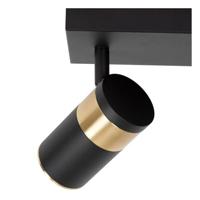 Lucide GORIK - Plafondspot - 2xGU10 - Zwart - thumbnail