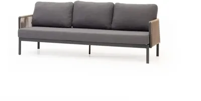 Trestino loungebank caudry 3-zits antraciet
