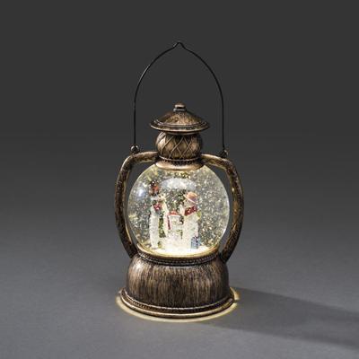 KONSTSMIDE Ronde ledlantaarn sneeuwpop KONSTSMIDE Ronde ledlantaarn sneeuwpop