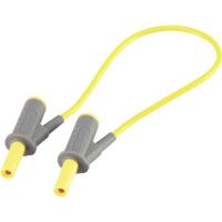 VOLTCRAFT MSB-501 Veiligheidsmeetsnoer Banaanstekker 4 mm Banaanstekker 4 mm 25.00 cm Geel 1 stuk(s) - thumbnail
