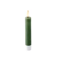 Lumineo leddinerkaars d2h14cm 2st groen - thumbnail