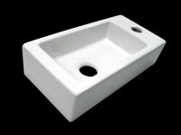 Best Design Class Fontein 36x18x9cm rechts wit 3801640 - thumbnail