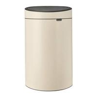 Brabantia Touch bin new afvalemmer 40 liter soft beige - thumbnail