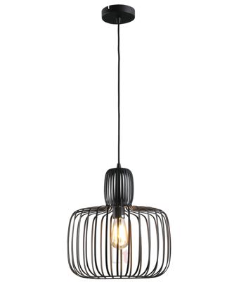 Freelight Hanglamp Costola Ø 45 cm zwart
