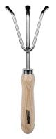 Brüder Mannesmann Cultivator staal met houten handvat (Hobby) - 30322 - thumbnail