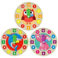 Grafix mijn eerste houten klok ø20cm - thumbnail