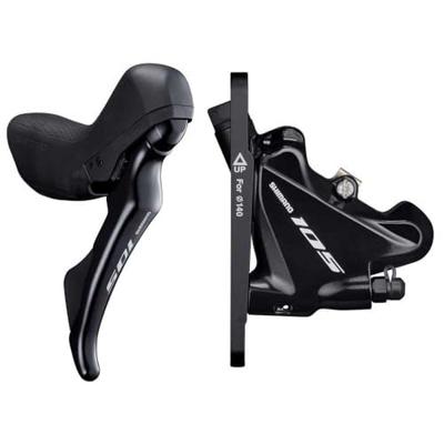 SHIMANO schijfremset achter 11 speed 105 r7020 flat mount zwart