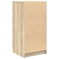 Dressoir 37,5x35x76cm bewerkt hout sonoma eikenkleurig - thumbnail