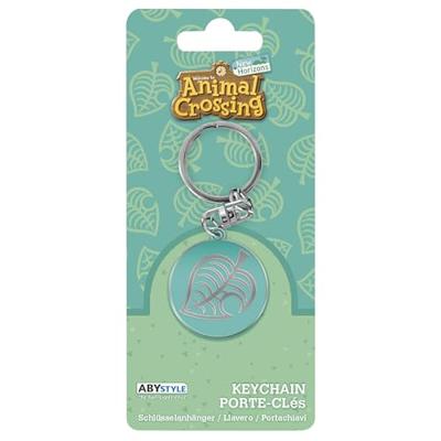 Animal Crossing Keychain - Leaf Logo Animal Crossing Keychain - Leaf Logo