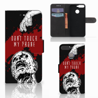 Huawei Y6 2018 Portemonnee Hoesje Zombie Blood - thumbnail