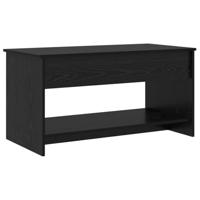 Salontafel Zwart eiken 102 x 50 x 52.5 cm Bewerkt hout - thumbnail