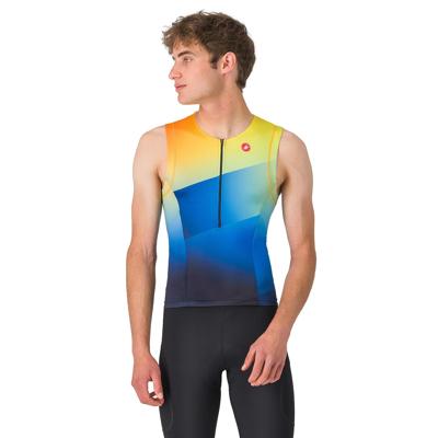Castelli free speed 3 top sleeveless multicolor heren M