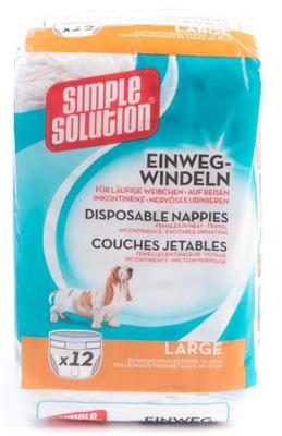 SIMPLE SOLUTION WEGWERP HONDEN LUIER LARGE 12 ST 45-57 CM SIMPLE SOLUTION WEGWERP HONDEN LUIER LARGE 12 ST 45-57 CM