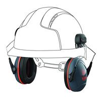 JSP Gehoorbescherming | EN 352-3 SNR 31 DB | met 2 afdichtringen en isolatiekussen paar | 1 stuk - AEB030-0CY-000 - AEB030-0CY-000 - thumbnail