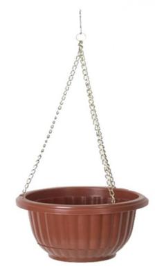 Gerimport Hangbloempot 20 x 11 Cm Terracotta