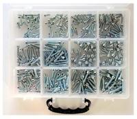 Bofix 214693 doos assortiment 12 vaks inbusbouten verzinkt - thumbnail