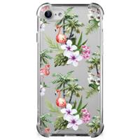 iPhone SE 2022/2020 | iPhone 8/7 Case Anti-shock Flamingo Palms - thumbnail