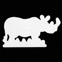 Hama midi strijkkralenbordje - neushoorn - thumbnail
