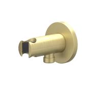 Wandsteun IVY Met Geintegreerde Wateruitlaat 1/2 Geborsteld Mat Goud PVD - thumbnail