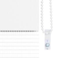 VidaXL Duo rolgordijn 140 x 175 cm wit - thumbnail