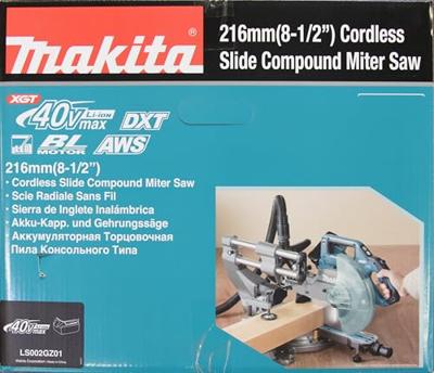 Makita ls002gz01 | 40 v max | radiaal afkortzaag | 216 mm | body | zonder accu's en laders - ls002gz01