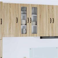 Keukenkast aan de muur met plank Sonoma Eiken 60 x 31 x 80 cm - thumbnail