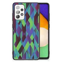 Samsung Galaxy A52 | A52s (5G/4G) Backcover Abstract Green Blue - thumbnail