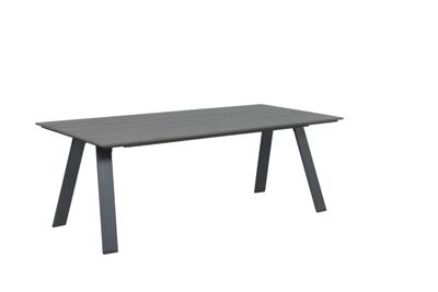 Nevada dining tafel 240x100 carbon black/ vint. wood plw. Garden Impressions - Garden impressions