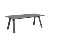 Nevada dining tafel 240x100 carbon black/ vint. wood plw. Garden Impressions - Garden impressions - thumbnail