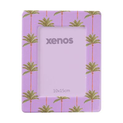 Fotolijst palmboom - paars - 10x15 cm Fotolijst palmboom - paars - 10x15 cm