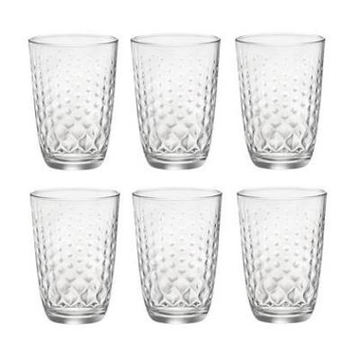 Bormioli Rocco Longdrinkglazen Glit Transparant - 390 ml - 6 stuks Bormioli Rocco Longdrinkglazen Glit Transparant - 390 ml - 6 stuks