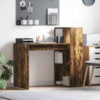 Bureau met plank Gerookt eiken 108 x 55 x 103.5 cm Bewerkt hout - thumbnail