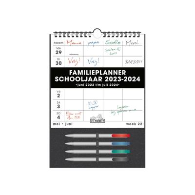 Familieplanner Schooljaar 2023-2024 A4 Wit