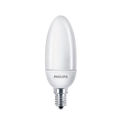 Philips Softone E14 Spaarlamp - Kaarsvormig - Mat - 5W vervangt 22W - Warm wit licht