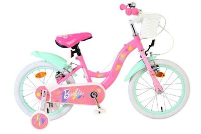 Barbie kinderfiets - meisjes - 16 inch - roze - twee handremmen