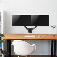 LogiLink BP0146 monitorarm muurbevestiging 2x32 Zwart - thumbnail