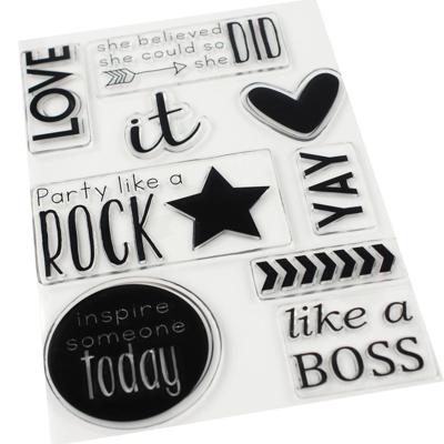 Vaessen Creative • love it clear stamps engelse teksten 9st.