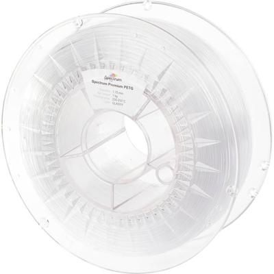 Spectrum Filaments 80434 PET-G Premium Filament PETG Chemisch bestendig 1.75 mm 2000 g Glas, Transparant 1 stuk(s)