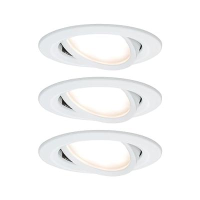 Paulmann 93875 Coin Slim LED-inbouwlamp Set van 3 stuks LED LED vast ingebouwd 18 W Wit (mat) Paulmann 93875 Coin Slim LED-inbouwlamp Set van 3 stuks LED LED vast ingebouwd 18 W Wit (mat)