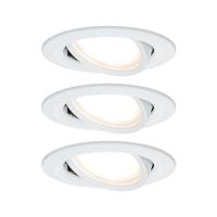 Paulmann 93875 Coin Slim LED-inbouwlamp Set van 3 stuks LED LED vast ingebouwd 18 W Wit (mat) - thumbnail