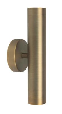Highlight Wandlamp Perugia 2 lichts H 28 cm brons zwart