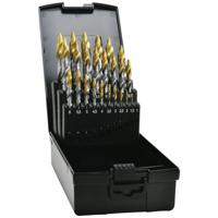 Exact 74562 HSS TiN-punt Spiraalboor 1 mm, 1.5 mm, 2 mm, 2.5 mm, 3 mm, 3.5 mm, 4 mm, 4.5 mm, 5 mm, 5.5 mm, 6 mm, 6.5 mm, 7 mm, 7.5 mm, 8 mm, 8.5 mm, 9 mm, 9.5 - thumbnail