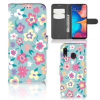 Samsung Galaxy A30 Hoesje Flower Power - thumbnail