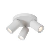 Lucide PUNCH - Plafondspot - Ø 21 cm - 3xGU10 - Wit - thumbnail