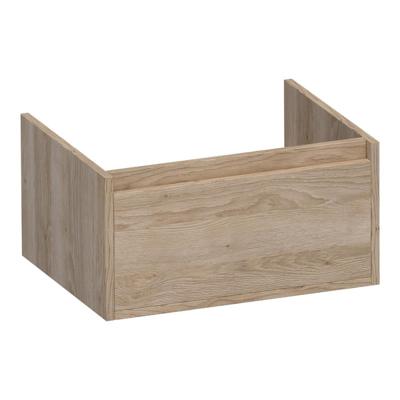 Brauer Hope - Onderkast - 60 cm - met 1 Softclose Lade Greeploos en 1 Sifon Uitsparing - Sunlit
