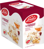 Nougat Lonka pinda vrucht doos 214 stuks - thumbnail